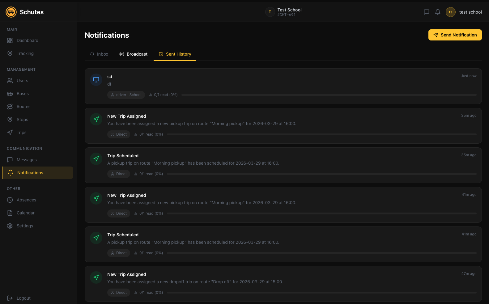 Notifications